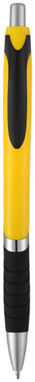Кулькова ручка Turbo, колір жовтий, суцільний чорний - 10671304- Фото №1