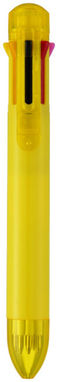 Багатостиржнева кулькова ручка Artist, колір жовтий - 10671604- Фото №4