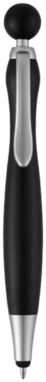 Кулькова ручка-стилус Naples, колір суцільний чорний - 10671900- Фото №1