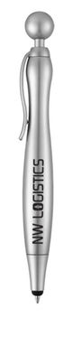 Шариковая ручка-стилус Naples, цвет серебряный - 10671903- Фото №2