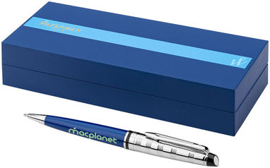 Шариковая ручка Expert de luxe, цвет синий, серебряный - 10672600- Фото №2