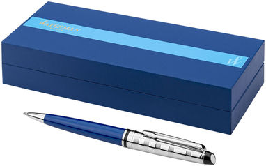 Шариковая ручка Expert de luxe, цвет синий, серебряный - 10672600- Фото №5