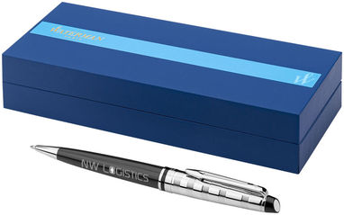 Шариковая ручка Expert de luxe, цвет сплошной черный, серебряный - 10672601- Фото №2