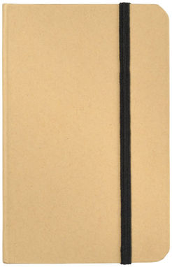 Блокнот Dictum А6, цвет натуральный, сплошной черный - 10673500- Фото №4