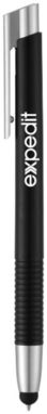 Шариковая ручка-стилус Giza, цвет сплошной черный - 10673700- Фото №3