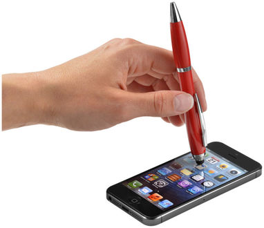 Шариковая ручка-стилус Nash, цвет красный - 10673901- Фото №4