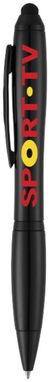 Шариковая ручка-стилус Nash, цвет сплошной черный - 10674000- Фото №2