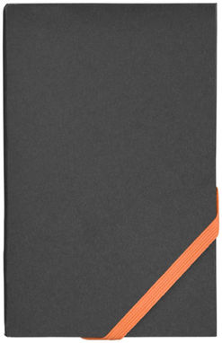 Блокнот Travers Junior А6, цвет сплошной черный, оранжевый - 10674103- Фото №5