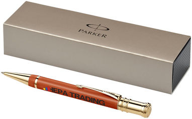 Кулькова ручка Duofold Premium, колір червоний, золотий - 10674603- Фото №2
