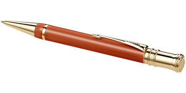 Кулькова ручка Duofold Premium, колір червоний, золотий - 10674603- Фото №5