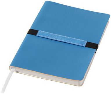 Блокнот Stretto А6, колір синій - 10676301- Фото №3