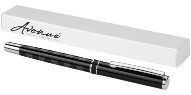 Ручка-роллер Wilson, цвет сплошной черный, серый - 10677300- Фото №1