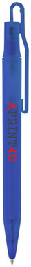 Шариковая ручка Huron, цвет прозрачный васильковый - 10677501- Фото №3