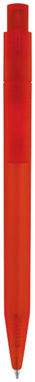 Кулькова ручка Huron, колір червоний прозорий - 10677502- Фото №1