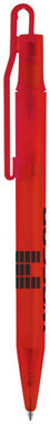 Кулькова ручка Huron, колір червоний прозорий - 10677502- Фото №2