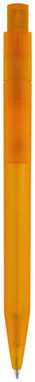 Кулькова ручка Huron, колір помаранчевий прозорий - 10677504- Фото №1