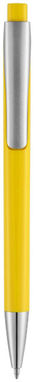 Кулькова ручка Pavo, колір жовтий - 10677605- Фото №1