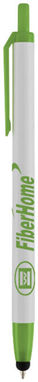 Кулькова ручка-стилус Milford, колір білий, зелений - 10677903- Фото №2