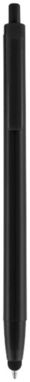 Кулькова ручка-стилус Norfolk, колір суцільний чорний - 10678000- Фото №1