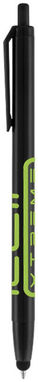 Шариковая ручка-стилус Norfolk, цвет сплошной черный - 10678000- Фото №2