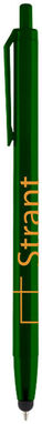 Кулькова ручка-стилус Norfolk, колір зелений - 10678003- Фото №2