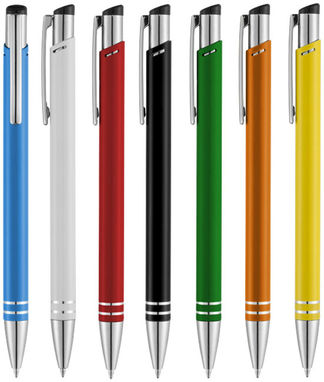 Шариковая ручка Hawk, цвет сплошной черный - 10678100- Фото №3