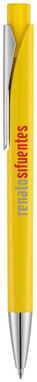 Кулькова ручка Pavo, колір жовтий - 10678405- Фото №2