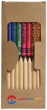 Набір з 19-ти олівців, колір натуральний - 10678800- Фото №4