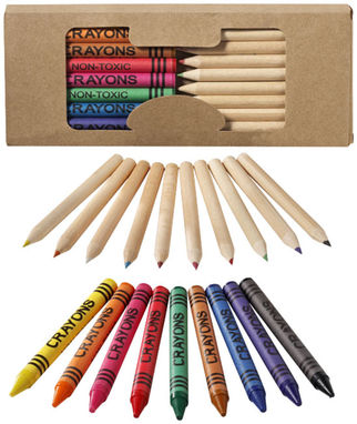 Набір з 19-ти олівців, колір натуральний - 10678800- Фото №9