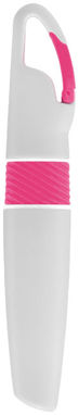 Маркер с карабином Picasso, цвет белый, розовый - 10678900- Фото №4