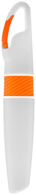 Маркер с карабином Picasso, цвет белый, оранжевый - 10678902- Фото №5