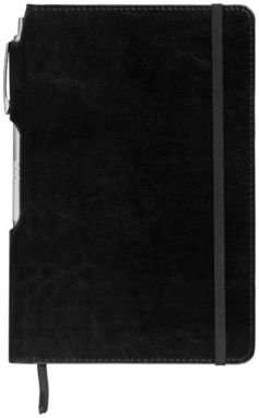 Блокнот Panama  А5, цвет сплошной черный - 10679600- Фото №4