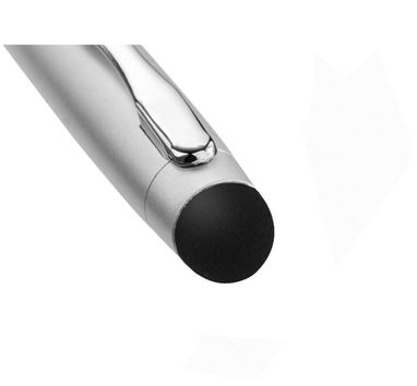 Шариковая ручка-стилус Averell, цвет сплошной черный, серебряный - 10680300- Фото №6