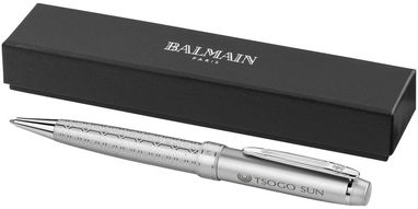 Шариковая ручка, цвет серебряный - 10680400- Фото №2