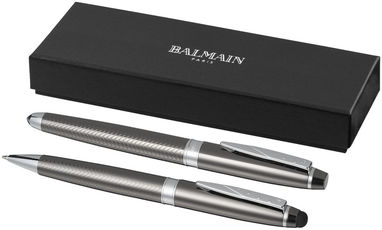 Подарунковий набір ручок, колір графітовий - 10681600- Фото №1