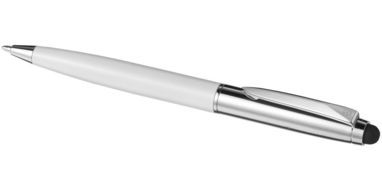 Шариковая ручка-стилус, цвет белый, серебряный - 10681702- Фото №7