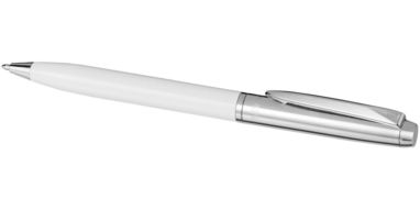 Шариковая ручка, цвет белый, серебряный - 10681802- Фото №5