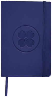 Классический блокнот с мягкой обложкой, цвет ярко-синий - 10683001- Фото №3