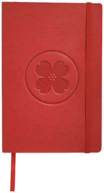 Классический блокнот с мягкой обложкой, цвет красный - 10683002- Фото №3