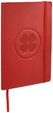 Классический блокнот с мягкой обложкой, цвет красный - 10683002- Фото №4