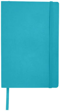 Классический блокнот с мягкой обложкой, цвет светло-синий - 10683003- Фото №3