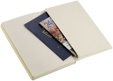 Классический блокнот с мягкой обложкой, цвет светло-синий - 10683003- Фото №6