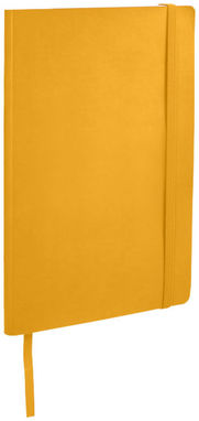 Классический блокнот с мягкой обложкой, цвет желтый - 10683006- Фото №1