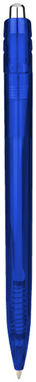 Шариковая ручка Swindon, цвет синий прозрачный - 10685501- Фото №3