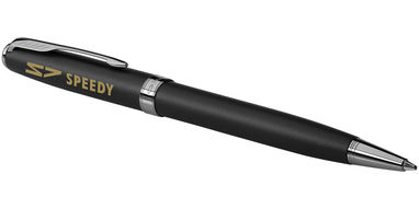 Шариковая ручка Sonnet Expectations, цвет сплошной черный, серебряный - 10686200- Фото №2