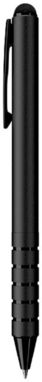 Кулькова ручка-стилус Fiber, колір суцільний чорний - 10686600- Фото №1