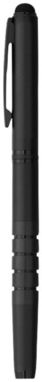 Ручка роллер Fiber со стилусом, цвет сплошной черный - 10686700- Фото №1