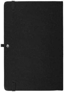 Блокнот Theta А5, цвет сплошной черный - 10688100- Фото №6