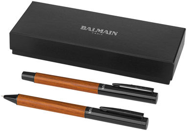 Набір ручок Woodgrain Duo, колір дерево - 10688300- Фото №1
