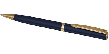 Шариковая лаковая ручка, цвет синий - 10688401- Фото №4